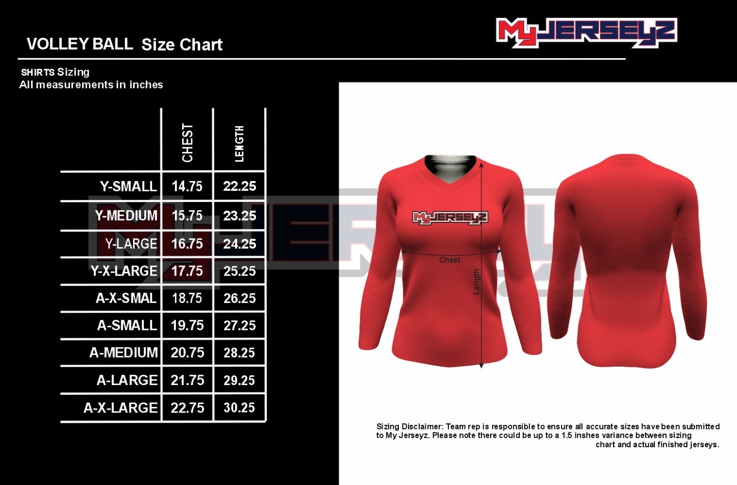 Womens Volleyball Jersey